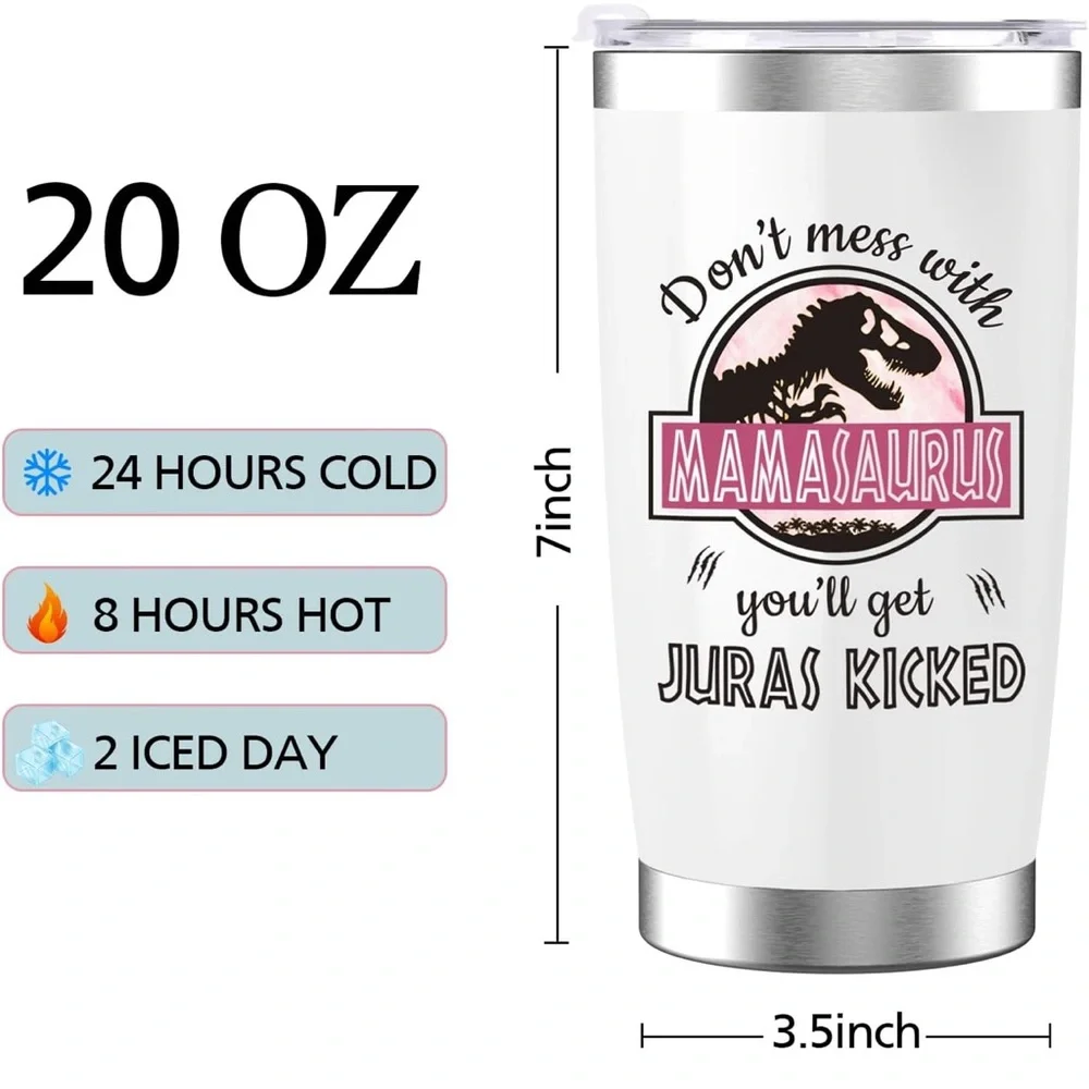 NWT Mamasaurus 20oz Tumbler with Lid